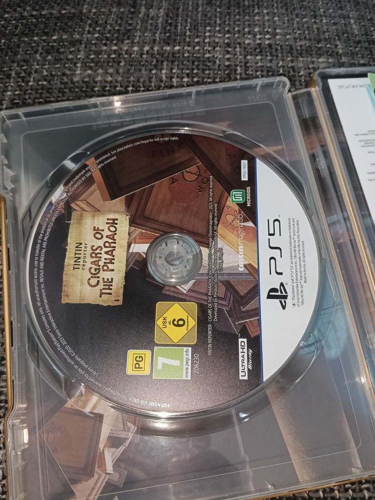 Tintin Reporters: Cigars of the Pharaoh PS5, Spelcomputers en Games, Games | Sony PlayStation 5, 1 speler, Zo goed als nieuw, Vanaf 7 jaar