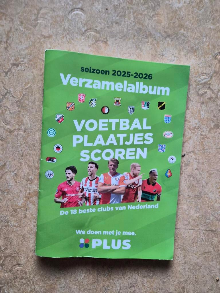 Compleet Plus Voetbalplaatjes Boek 2025-2026, Ophalen