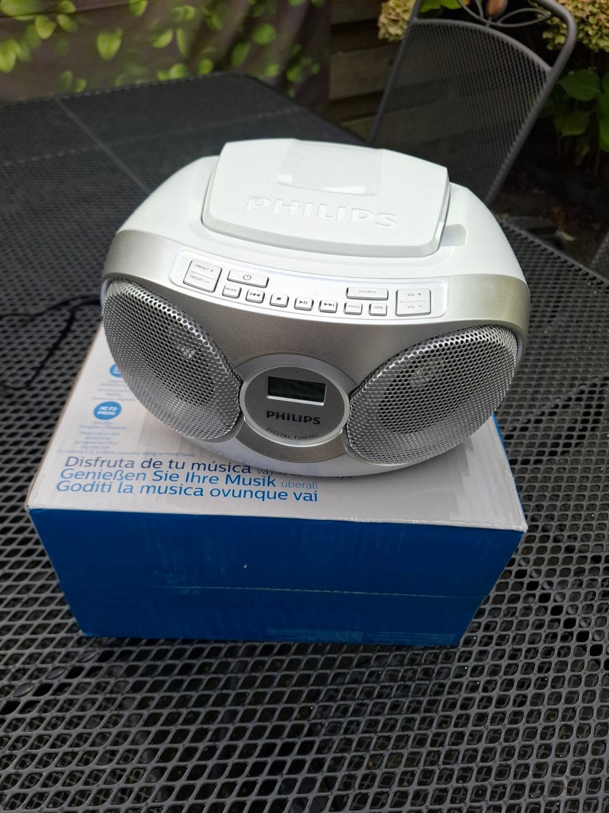 Philips CD-Soundmachine met digitale tuner en CD-speler, Ophalen of Verzenden, Zo goed als nieuw, Radio, Met cd-speler