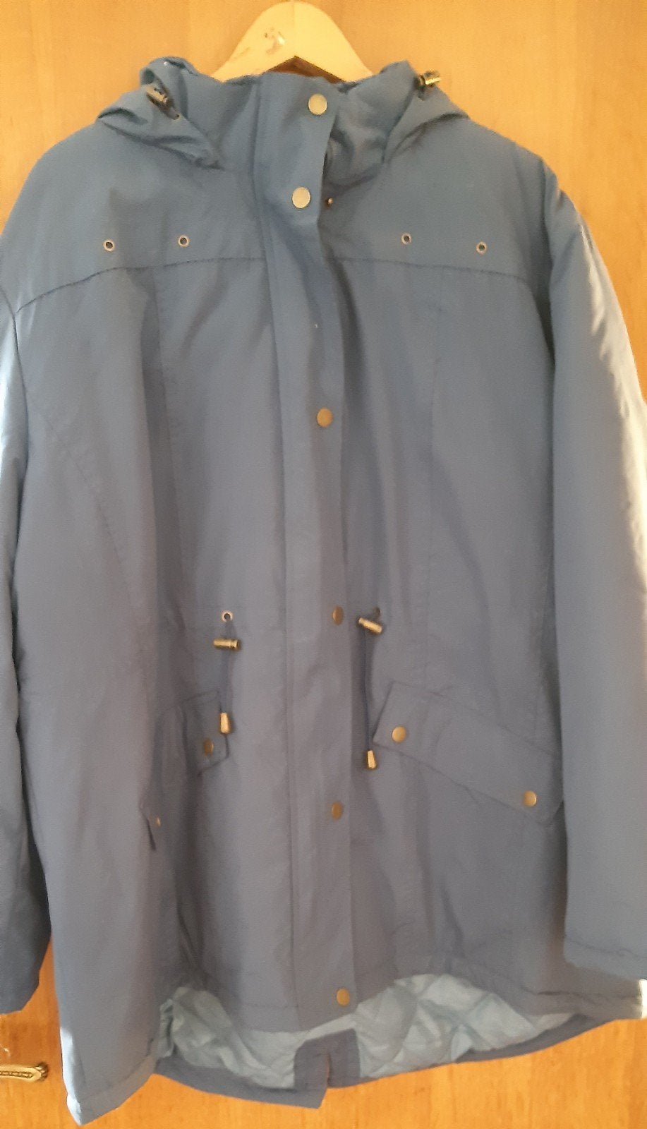Nieuwe, ongedragen blauwe winterjas, Ophalen of Verzenden, Nieuw, Maat 46/48 (XL) of groter, Blauw