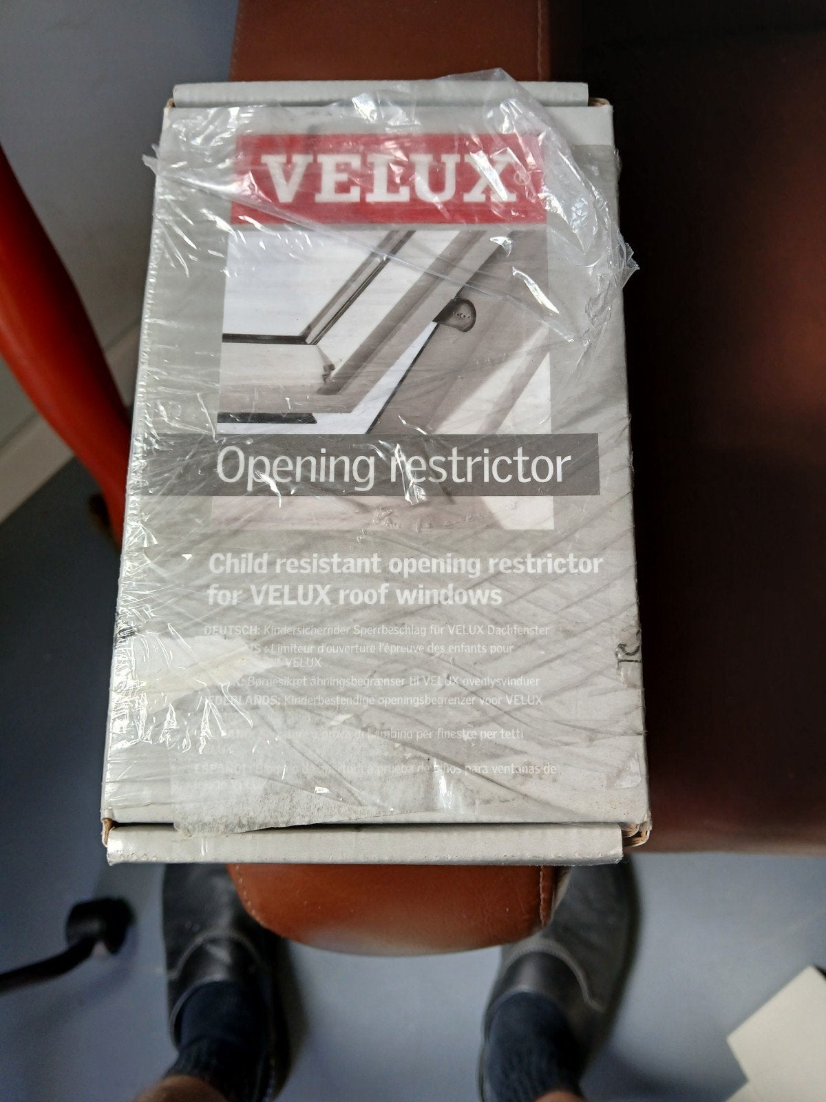 Uitzetbegrenser velux dakraam, Ophalen