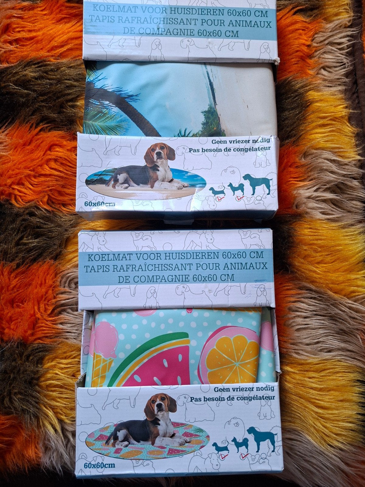 2 x nieuwe koelmat voor honden tot 10 kilo, Nieuw, Ophalen of Verzenden, Nvt, Nvt.