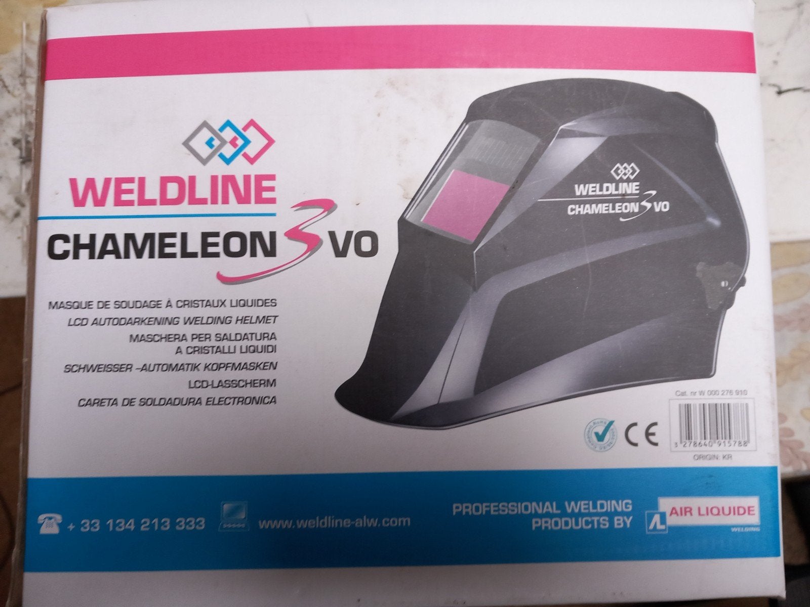 Laskap/lasscherm Weldline Chameleon 3VO, Ophalen of Verzenden, Zo goed als nieuw