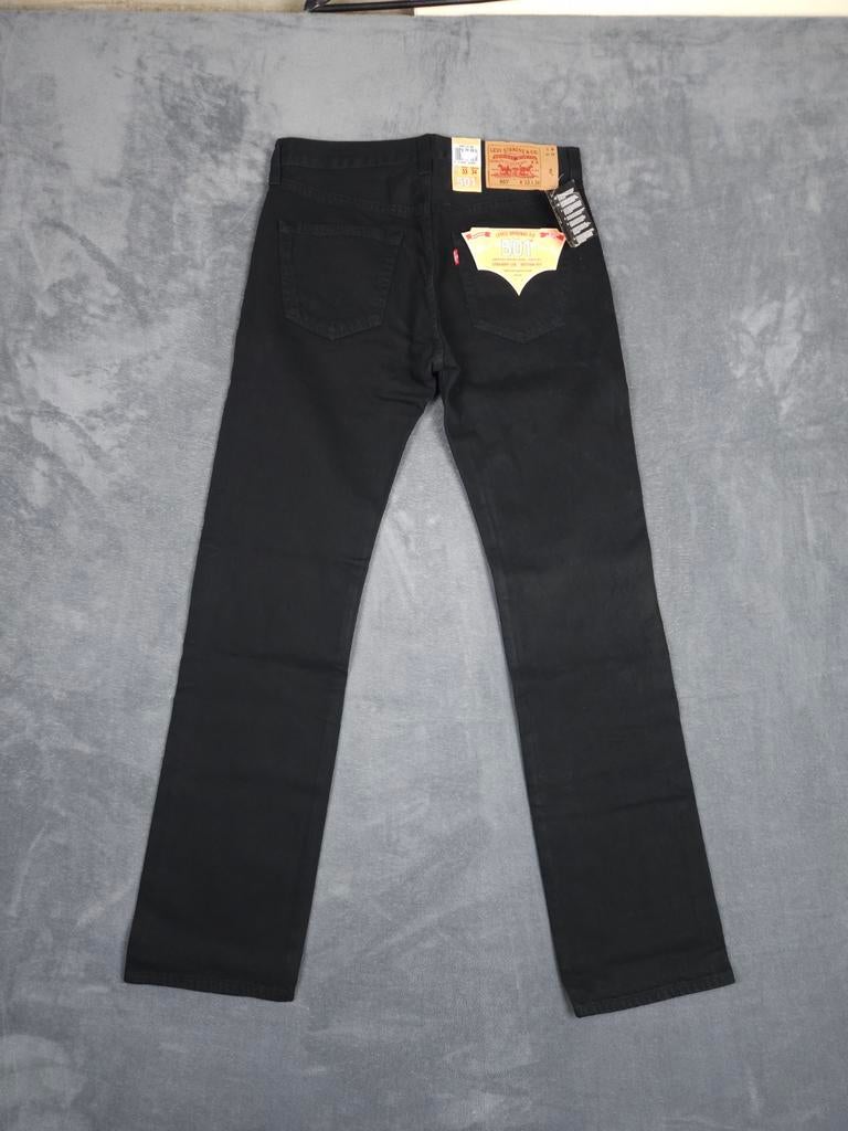Levis 501 Broek W33 L34 Zwart 100% katoen Straight Jeans ., ., Zwart, Nieuw, Ophalen of Verzenden