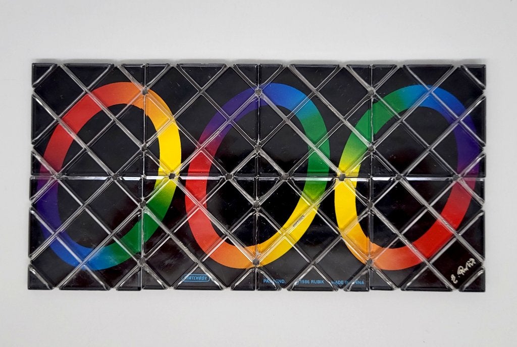 Rubik's Magic Puzzle - Rings - Vintage 1986 Matchbox Puzzle, Verzenden, Minder dan 500 stukjes, Gebruikt, Rubik's of 3D-puzzel