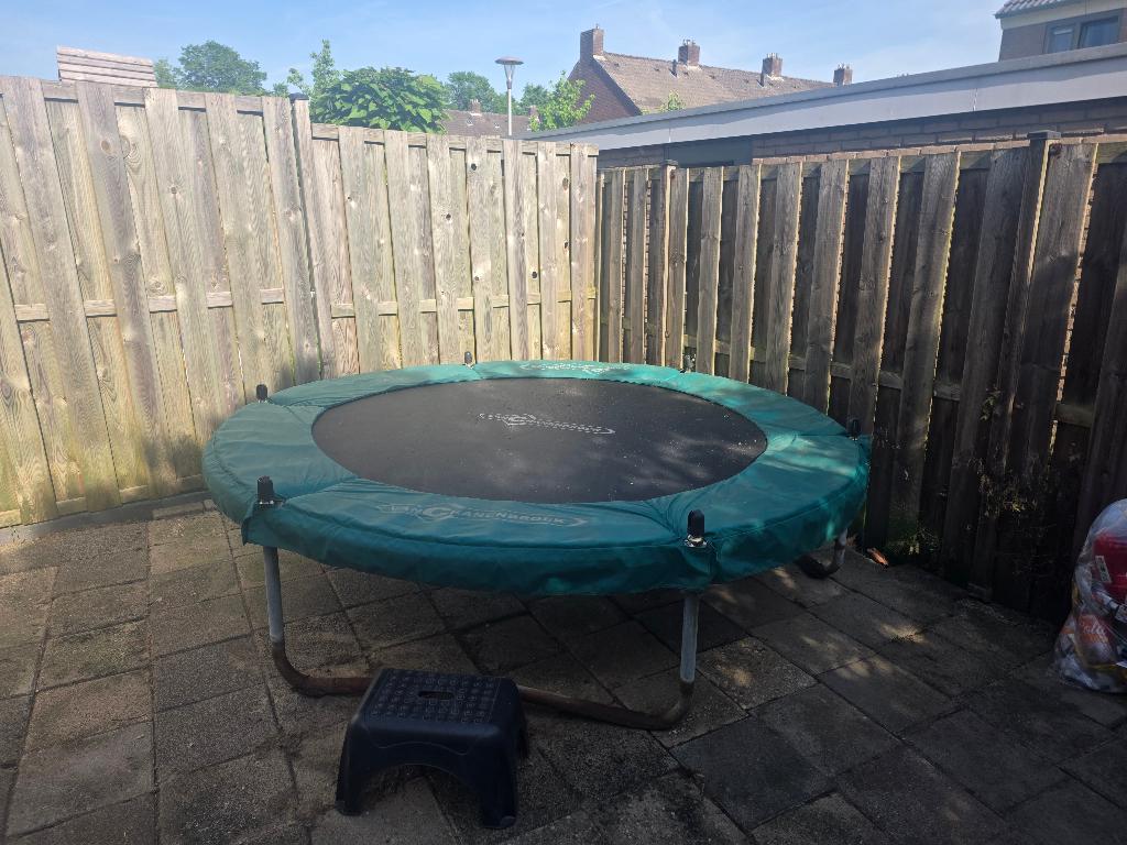 Trampoline, Kinderen en Baby's, Speelgoed | Buiten | Trampolines, Ophalen, Gebruikt