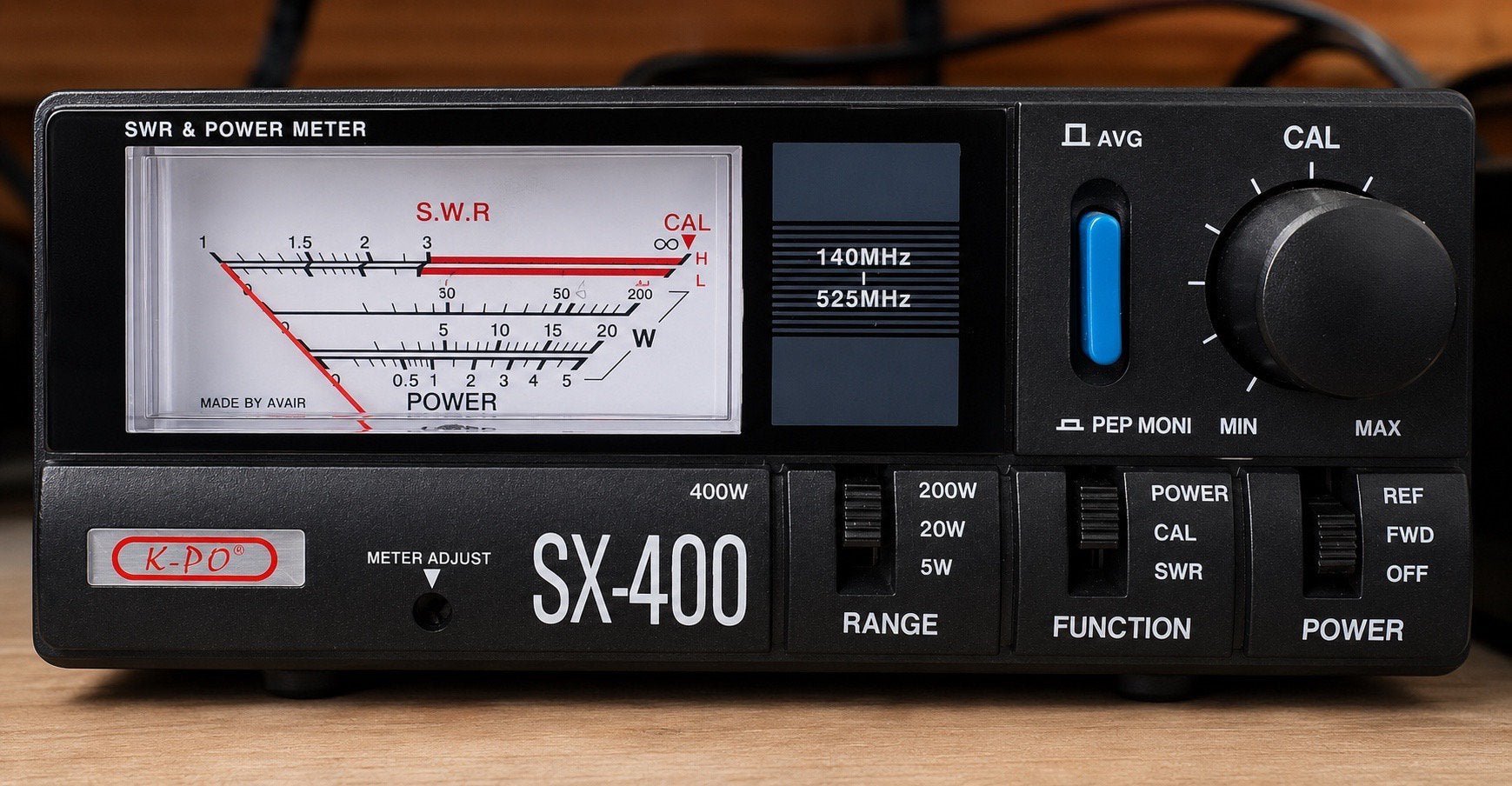 K-PO SX-400 SWR & Power Meter, Ophalen of Verzenden, Gebruikt, Ontvanger
