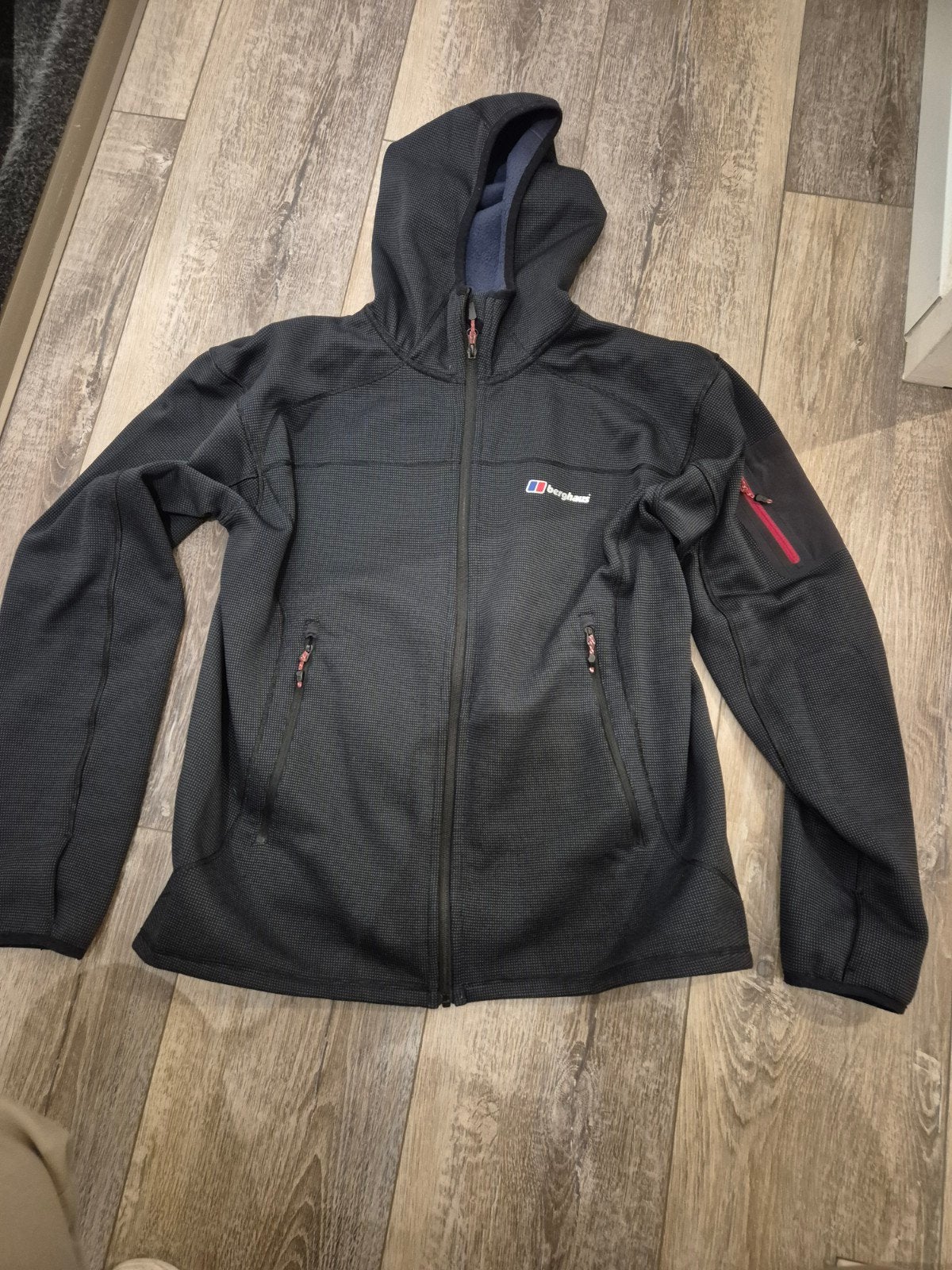 Berghaus fleecevest met capuchon - Maat XL, Berghaus, Blauw, Maat 56/58 (XL), Ophalen of Verzenden