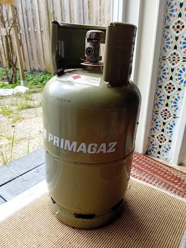 Primagaz propaan gasfles, Ophalen, Gebruikt