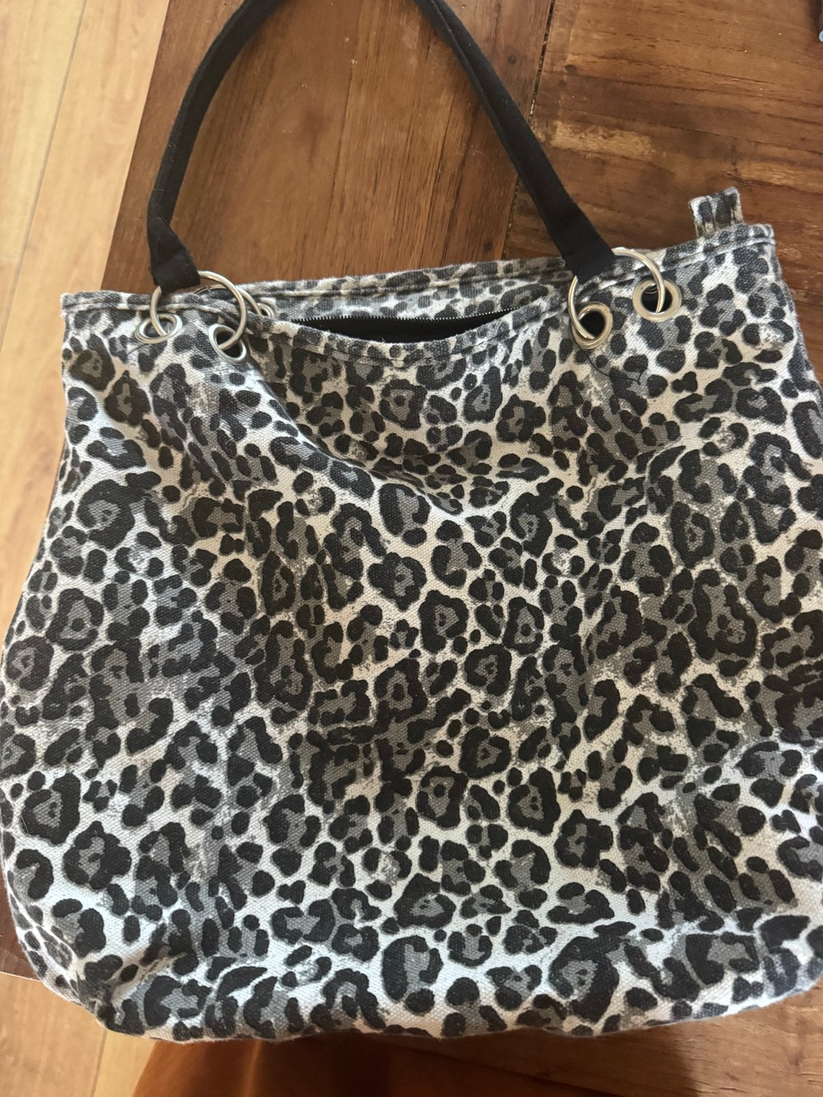 Leopard print handtas, Ophalen of Verzenden, Gebruikt, Overige kleuren, Handtas