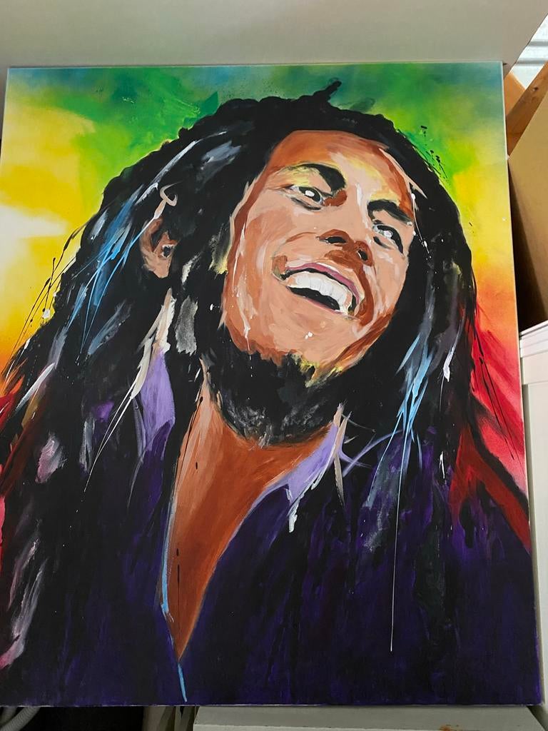 Schilderij Bob Marley, Ophalen