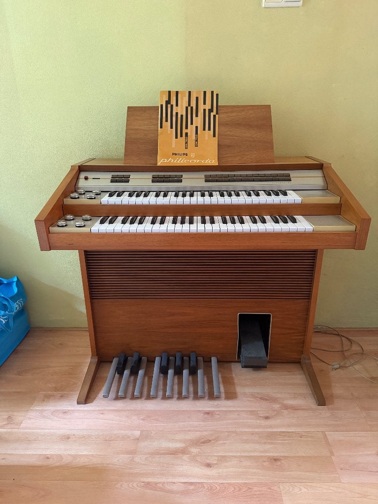 Philips Philicorda orgel - compleet - opknapper/defect, Ophalen, Gebruikt, 2 klavieren, Orgel