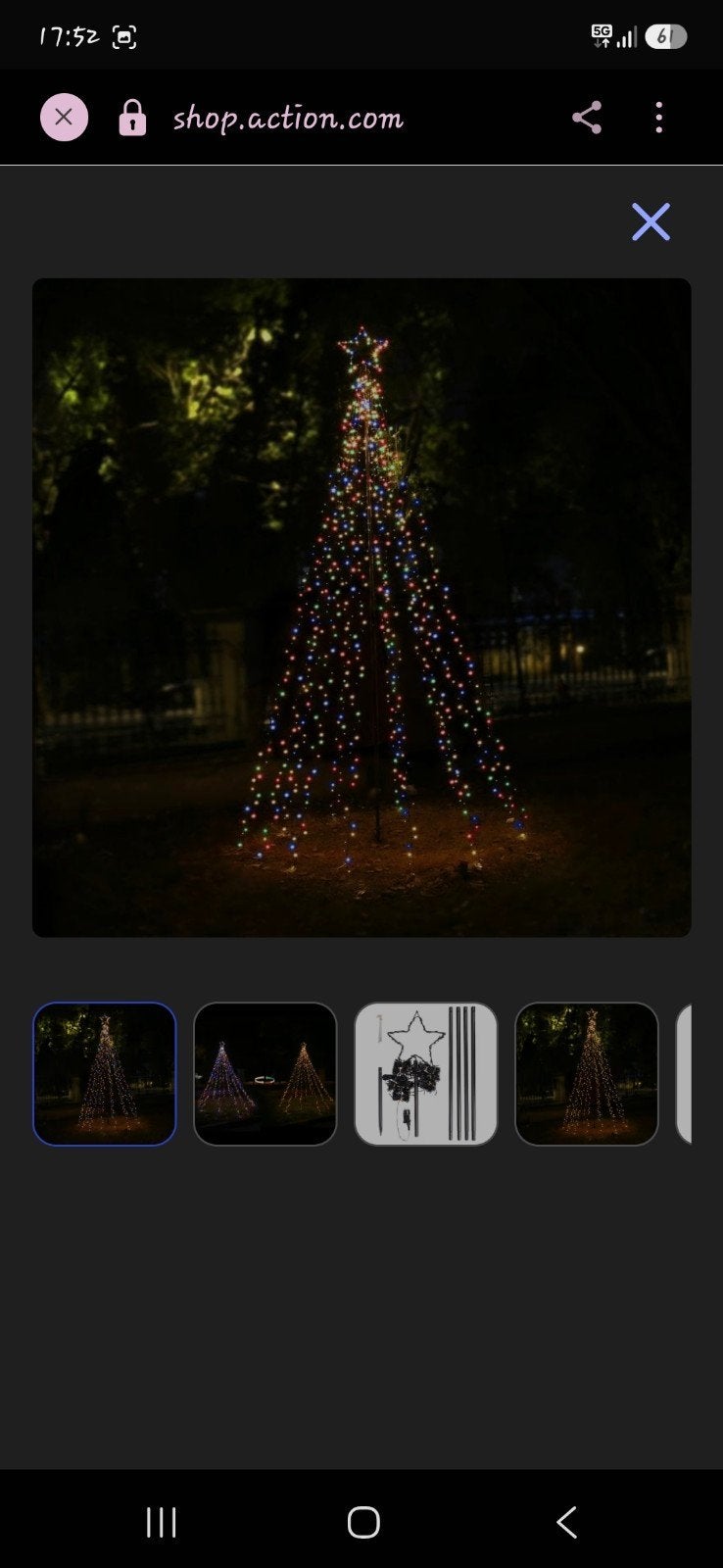 buiten kerstboom, Diversen, Kerst, Ophalen