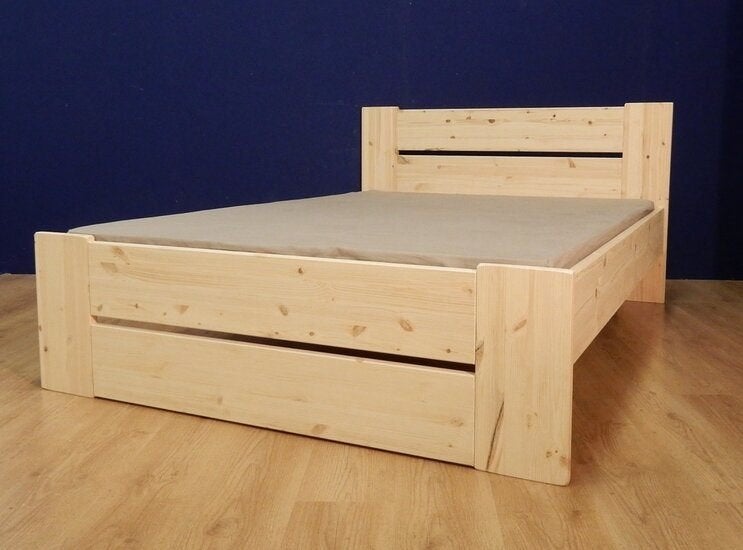 2-persoonsbed Harm E+B met 2 of 4 laden, 85 tot 100 cm, Nieuw, Ophalen of Verzenden, Lattenbodem