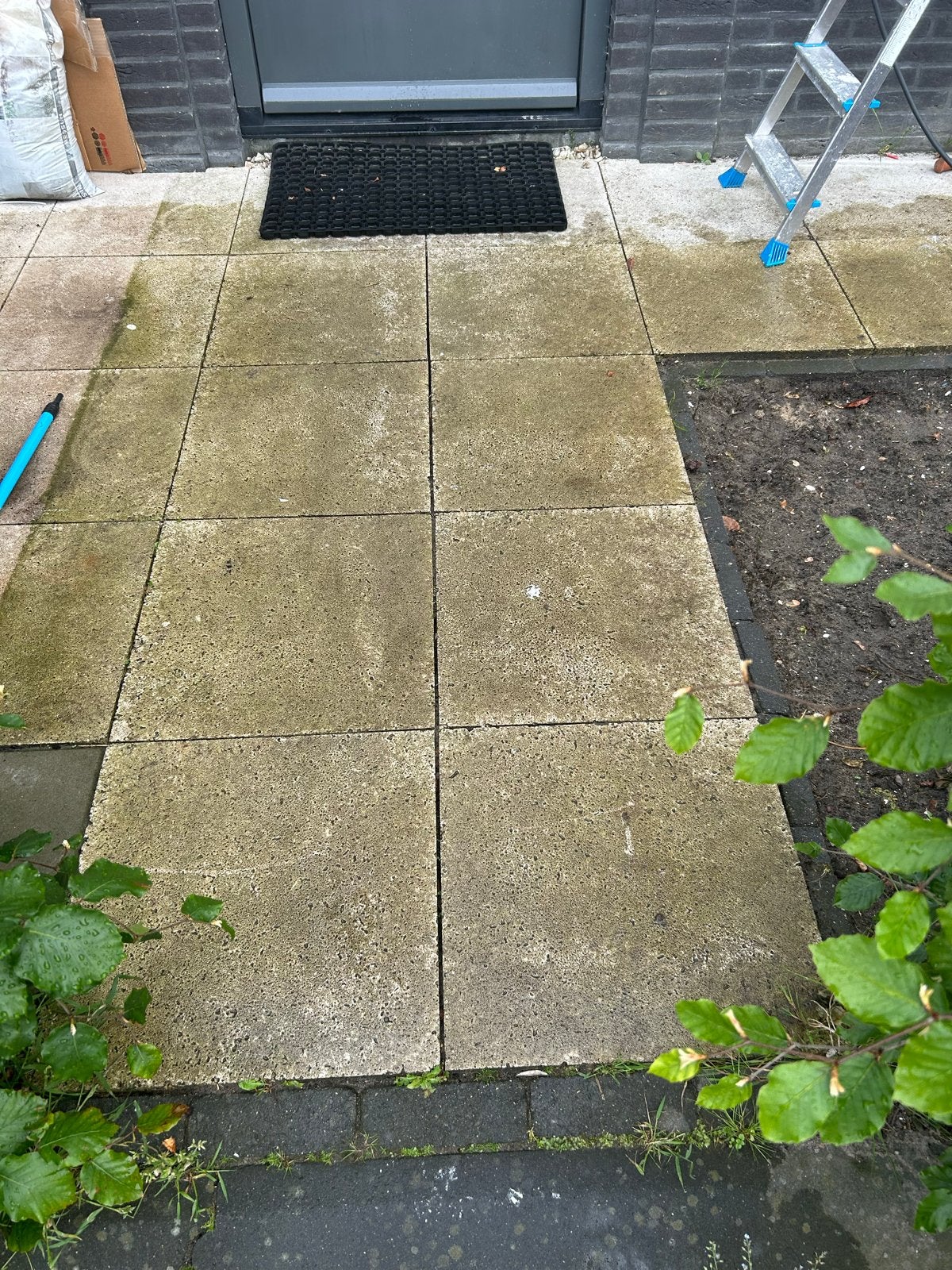 Tuintegels 50x50x5 cm - Gebruikt, Tuin en Terras, Tegels en Klinkers, Gebruikt, Ophalen of Verzenden, 10 m² of meer, Beton