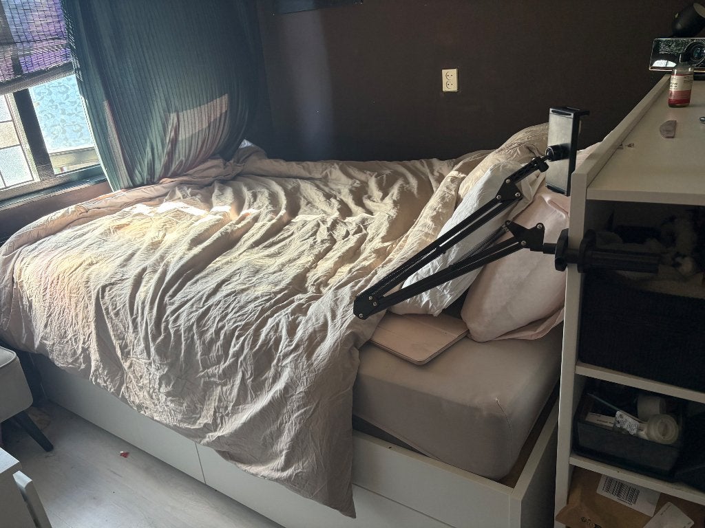 Ikea Brimnes bed met hoofdbord - 160x 200, Ophalen, Gebruikt, Wit, Tweepersoons