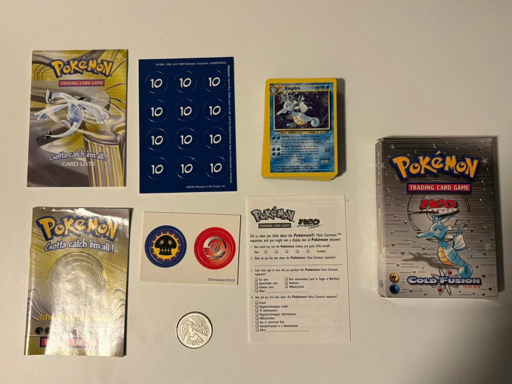 Pokemon Theme Deck Cold Fusion Engels Geopend, Ophalen of Verzenden, Zo goed als nieuw, Speeldeck