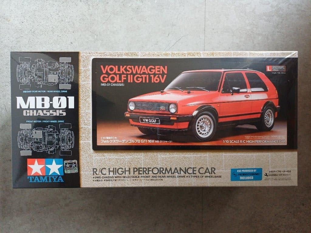 Tamiya 58748 RC Volkswagen Golf II GTI 16V MB-01 Nieuw, Hobby en Vrije tijd, Elektro, Nieuw, Ophalen of Verzenden, Schaal 1:10