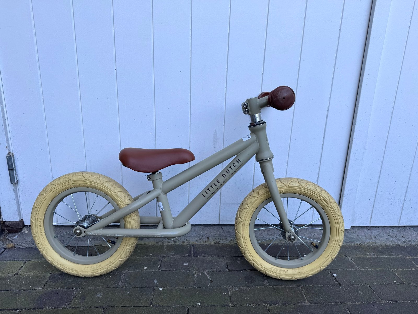 Little Dutch loopfiets 12 inch, Ophalen, Gebruikt, Minder dan 16 inch
