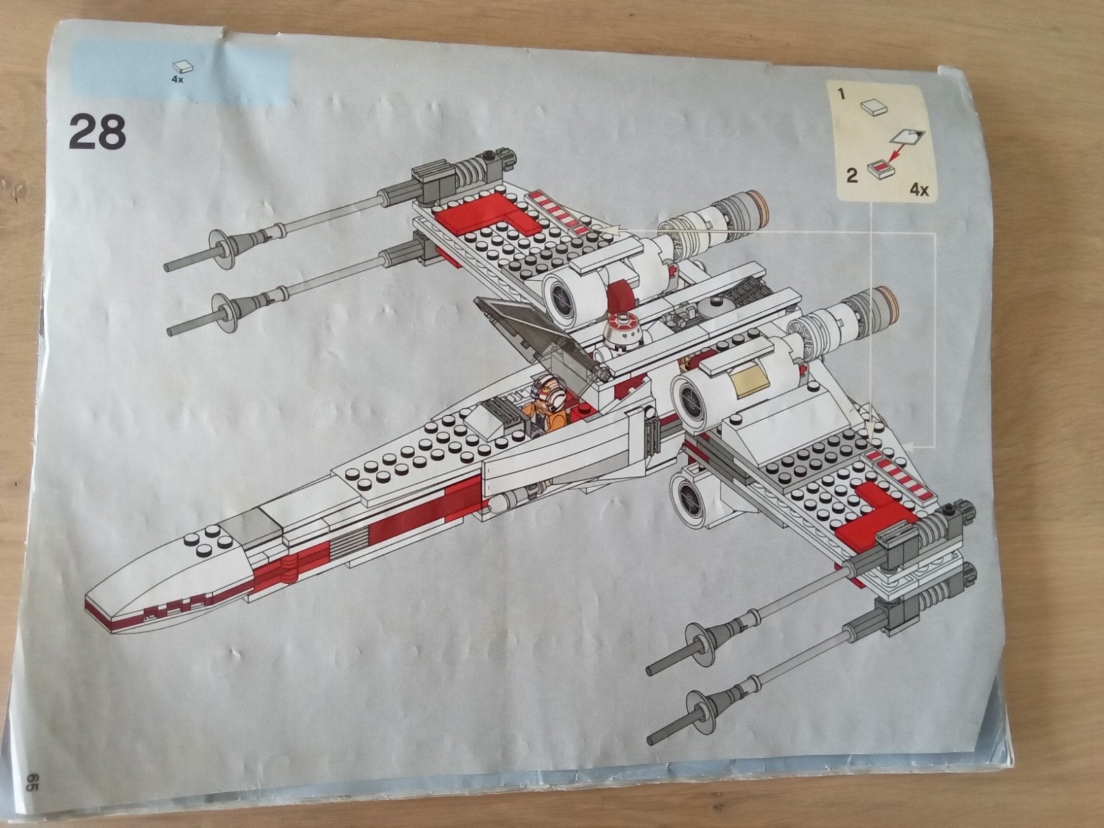 Lego Star Wars - X-wi g Starfighter - 9493, Compleet, Gebruikt, Star Wars, Lego
