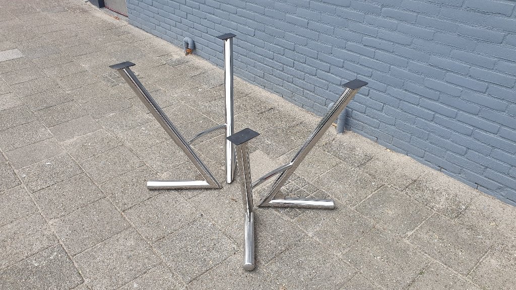 Design RVS tafelpoten, Ophalen, Tafelpoot, Modern design, 50 tot 100 cm