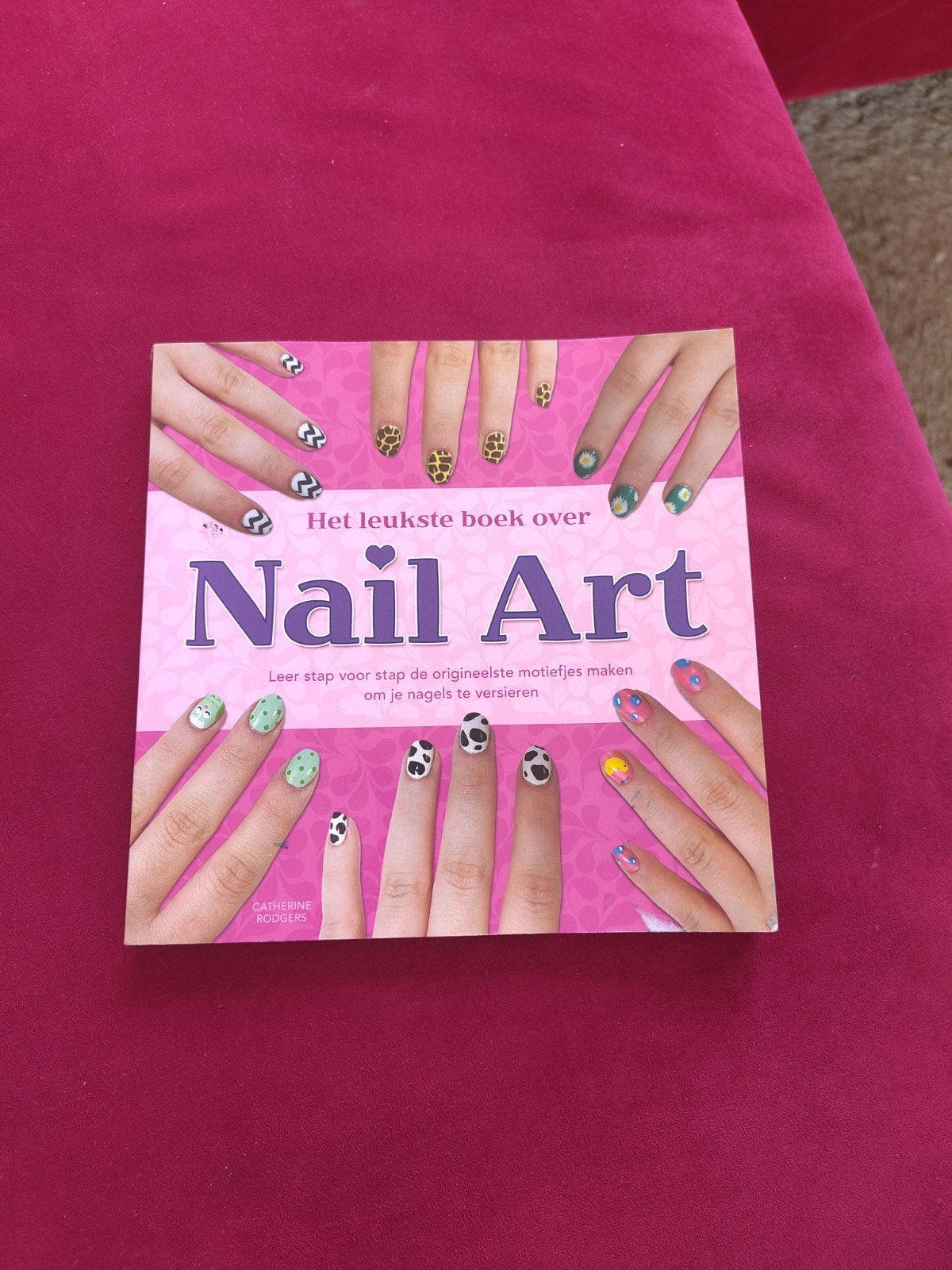 Het leukste boek over Nail Art - Leer nagels versieren, Boeken, Catherine Rodgers, Ophalen of Verzenden, Zo goed als nieuw, Overige onderwerpen