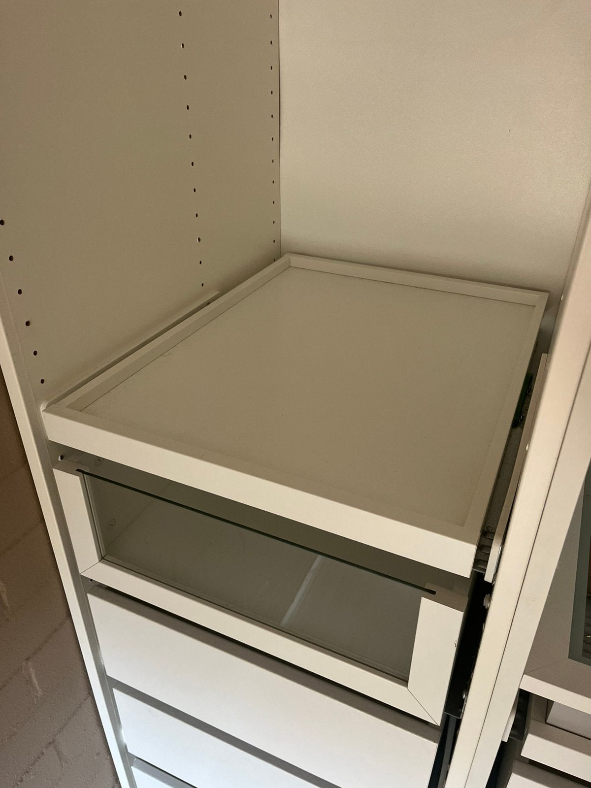 Komplement uittrekbare plank 50x58, Ophalen, 50 tot 100 cm, Zo goed als nieuw, Minder dan 100 cm