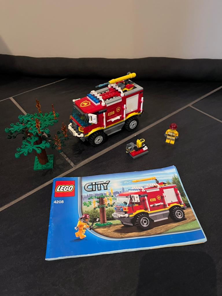 Lego city 4208 brandweer, Kinderen en Baby's, Speelgoed | Duplo en Lego, Ophalen of Verzenden, Zo goed als nieuw