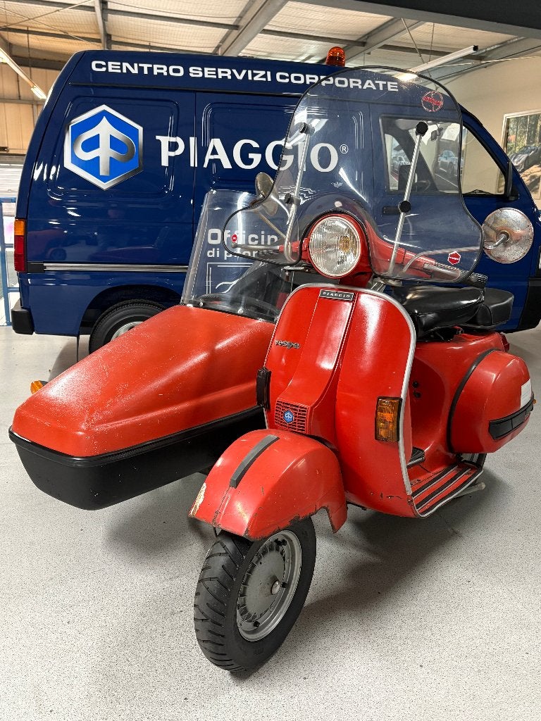 Vespa P80X met zijspan Originele staat 1980. Collectoritem, Motoren, Bert@bertkramerauto.nl, Vespa Piaggio, Handgeschakeld, Minimaal motorrijbewijs A1