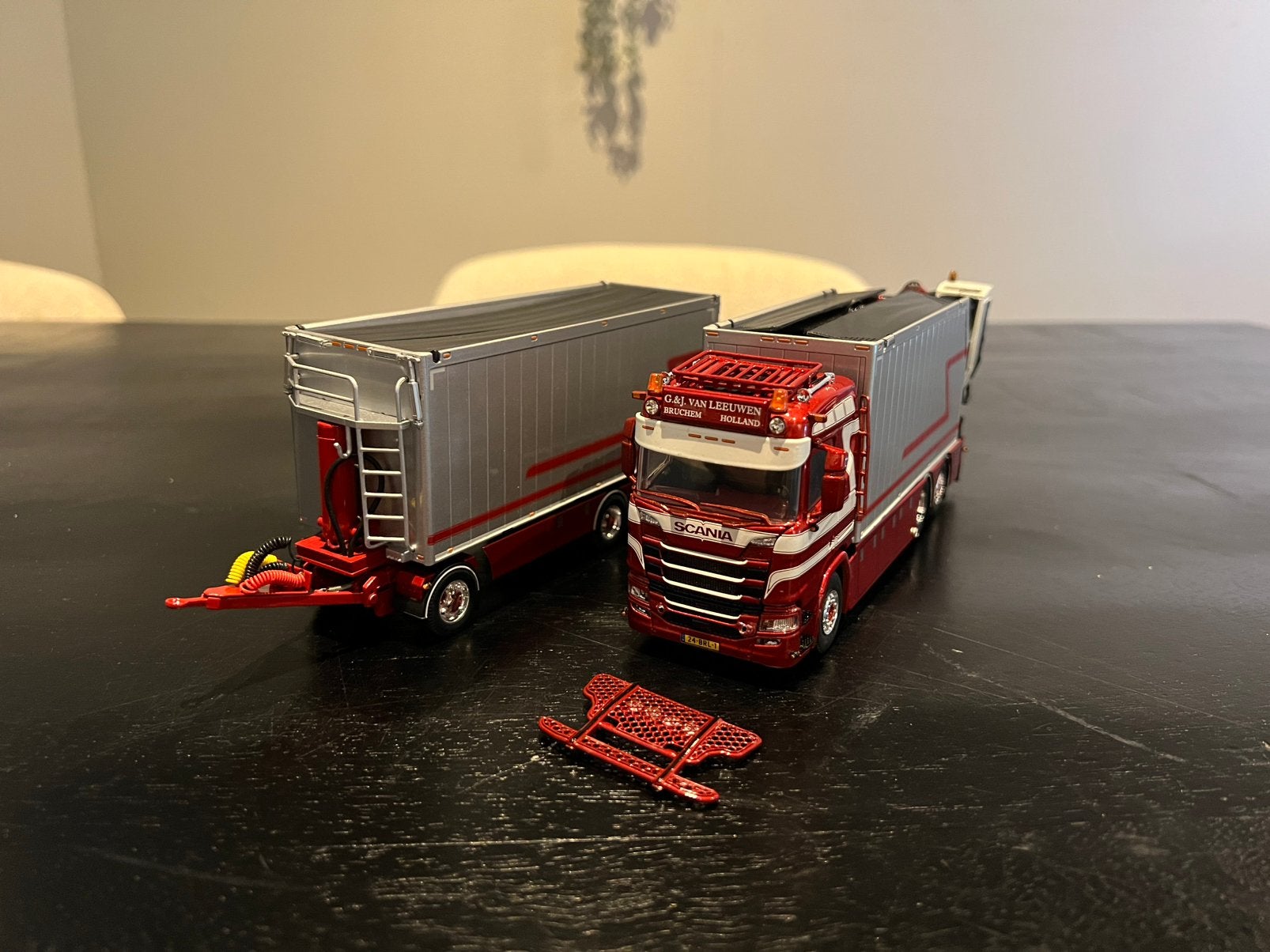 Tekno Scania G&J van Leeuwen, Hobby en Vrije tijd, Modelauto's | 1:50, Nieuw, Bus of Vrachtwagen, Nvt, Nvt