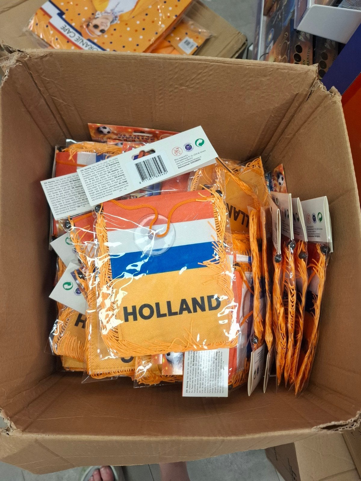 Oranje artikelen grote aantallen, Ophalen of Verzenden, Nieuw, Oranje of Koningsdag
