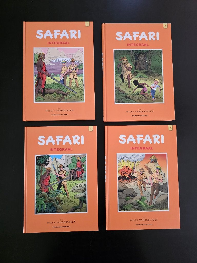 Safari stripboeken integraal, Boeken, Willy Vandersteen, Ophalen of Verzenden, Zo goed als nieuw, Meerdere stripboeken