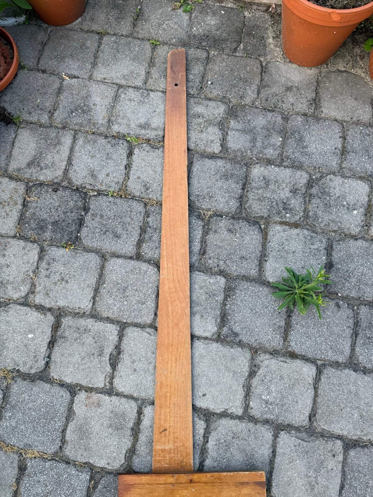 Vintage tekenhaak voor aan tekentafel, Doe-het-zelf en Verbouw, Tekentafels, Ophalen, Gebruikt, Minder dan 130 cm