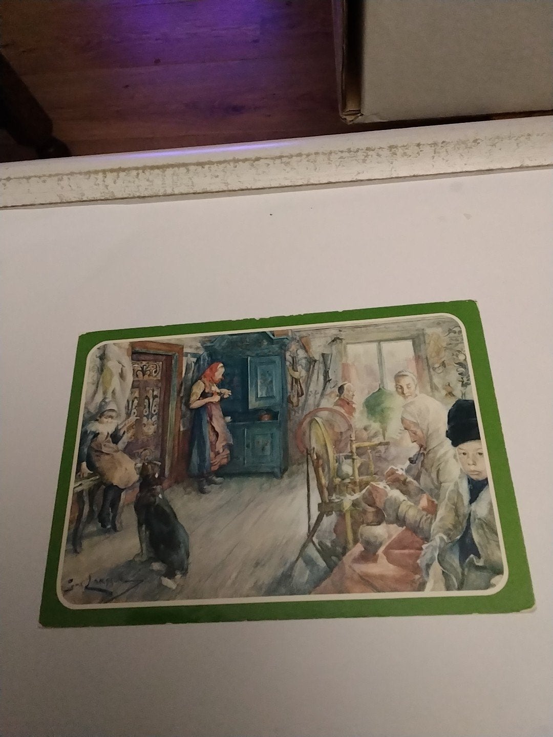 Ansichtkaart Carl Larsson - Interieur uit Dalarna, Verzamelen, Ophalen of Verzenden, Voor 1920, Gelopen