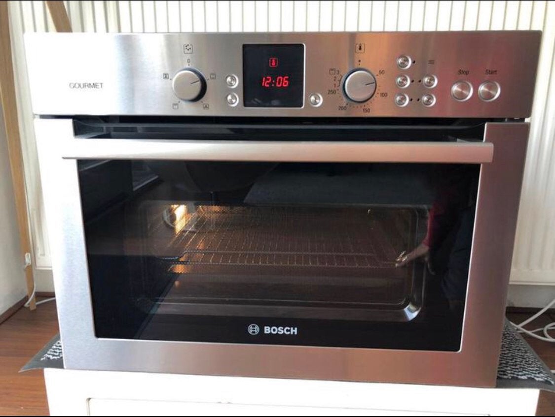 Te Koop Nette Bosch Gourmet Combi Oven Magnetron Met Grill, Witgoed en Apparatuur, Ovens, Ophalen, Bosch, Combi-oven, Inbouw