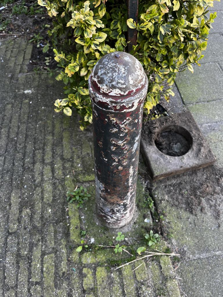 origineel amsterdammertje met grondplaat, Ophalen, Gebruikt, Minder dan 180 cm, Palen