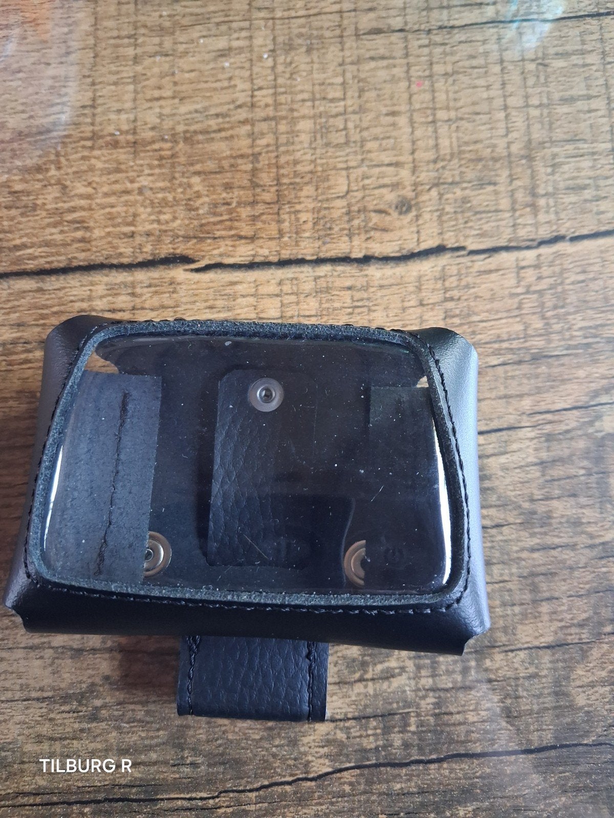 Leren hoesje voor Pager P2000 - Zwart, Telecommunicatie, Zenders en Ontvangers, Ophalen of Verzenden, Nieuw