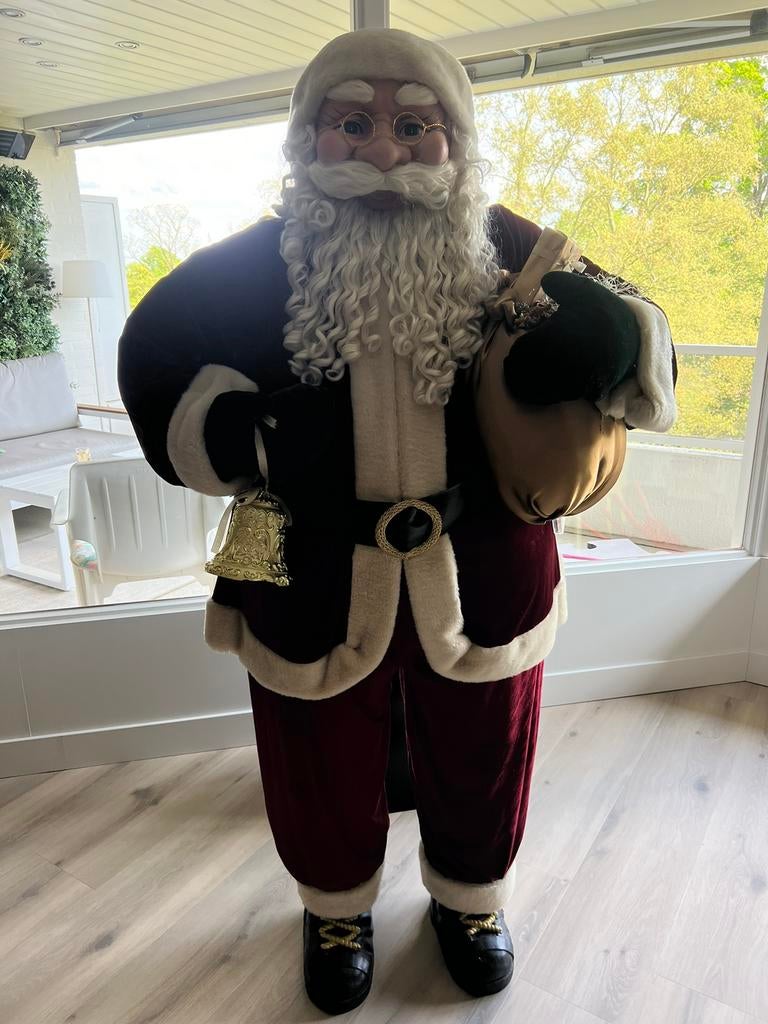 Mega kerstman, Ophalen, Gebruikt