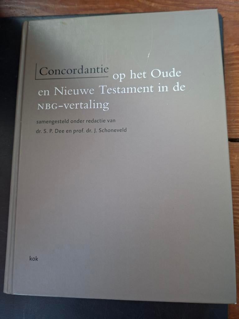 Concordantie Oude en Nieuwe Testament NBG-vertaling, Boeken, Ophalen of Verzenden