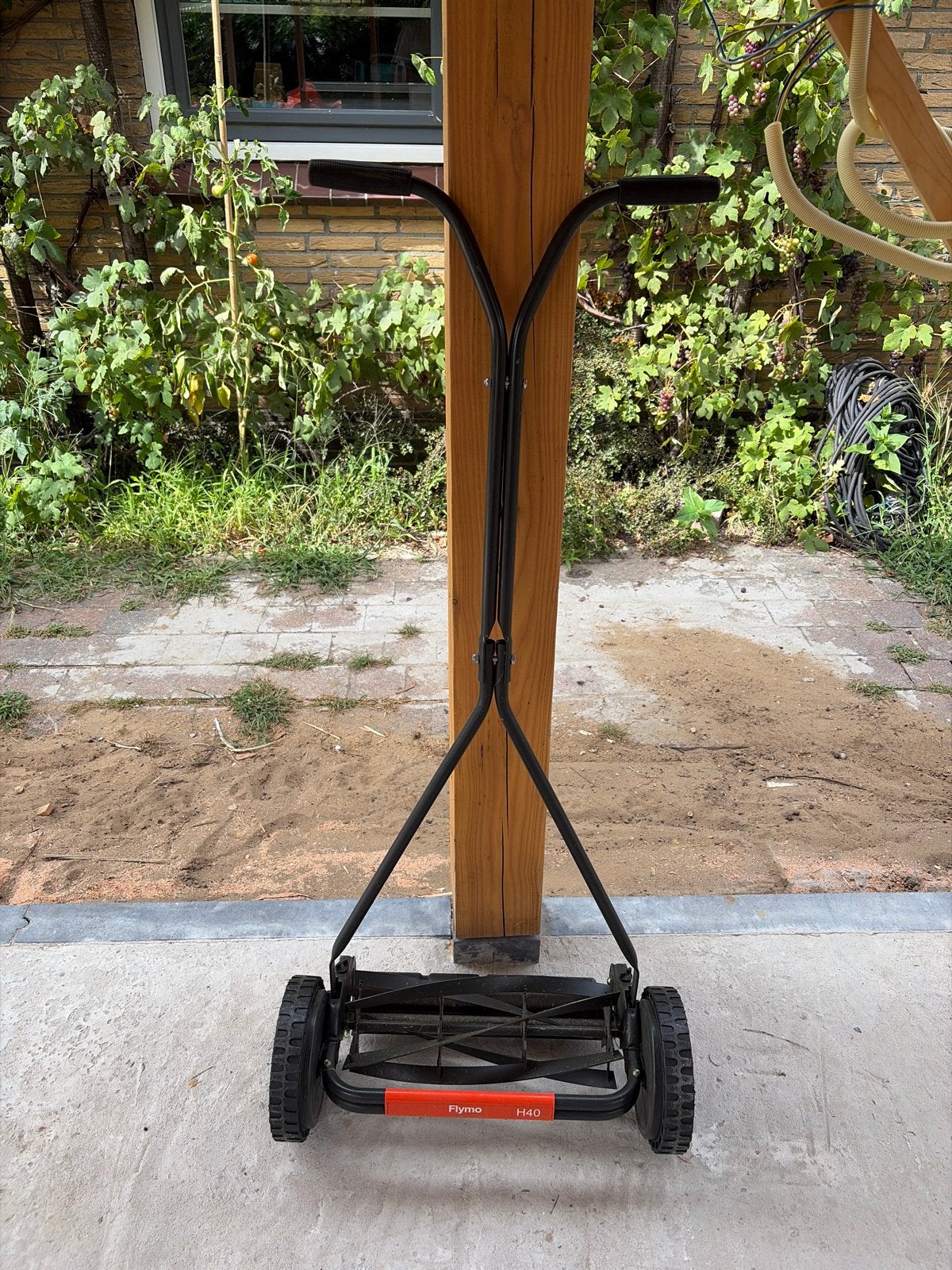 Flymo H40 Handgrasmaaier - Zo goed als nieuw, Ophalen, Handgrasmaaier, Zo goed als nieuw, 40 t/m 49 cm