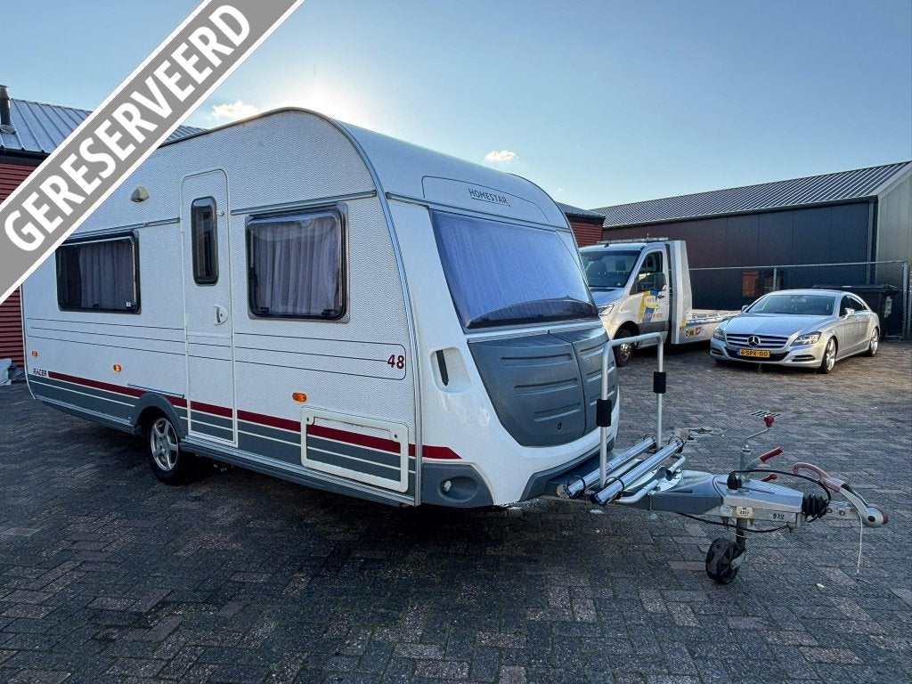 HomeStar Racer 48 KMU bj.2010,mover,airco,voortent, Overige merken, Fietsenrek, Rondzit, Bedrijf