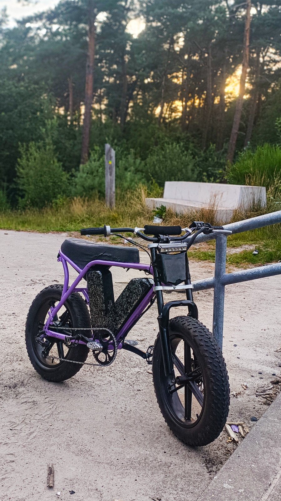 Custom Ouxi V8 Fatbike - Dubbele Accu - Logan Rem, Ophalen, Overige merken