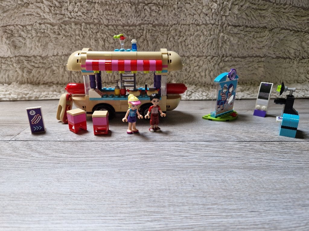 Lego Friends 41129 Pretpark Hotdog-wagen, Inclusief instructies, Lego, Friends, Ophalen of Verzenden