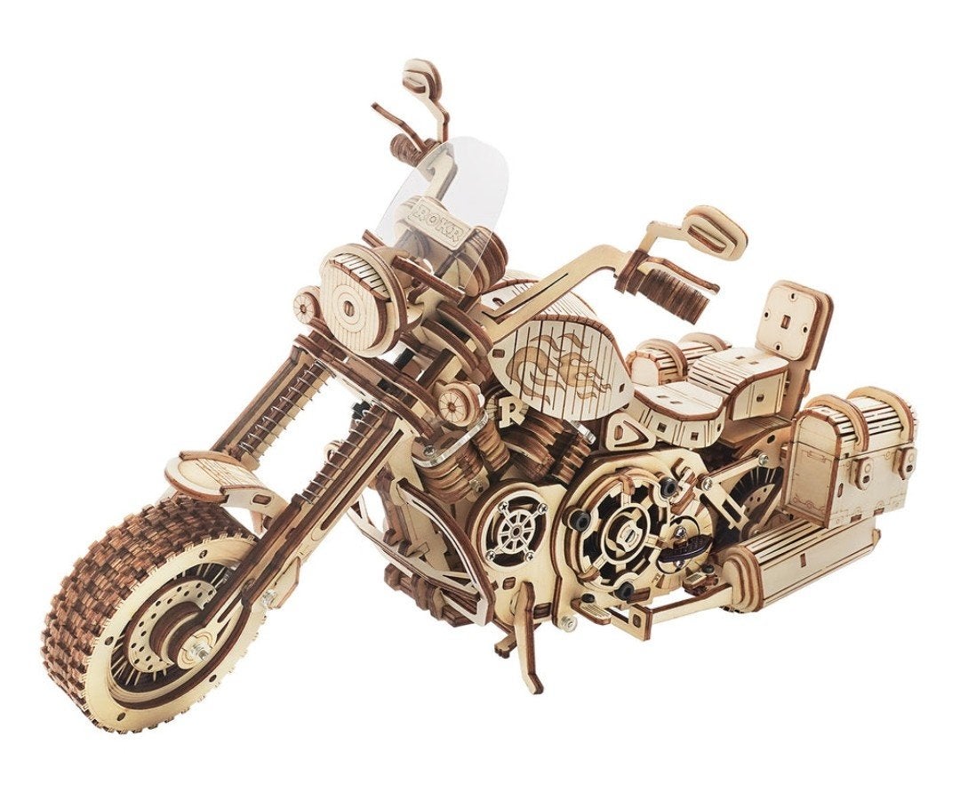 Harley-Davidson Houten Puzzel – Bouwpakket | Uniek Cadeau |, Ophalen of Verzenden, Nieuw, 1:50 tot 1:144