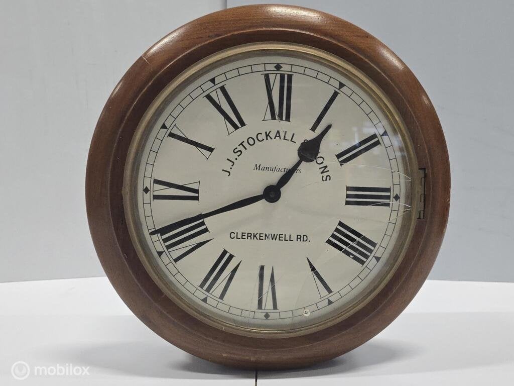J.J. Stockall Sons Wandklok, Gebruikt