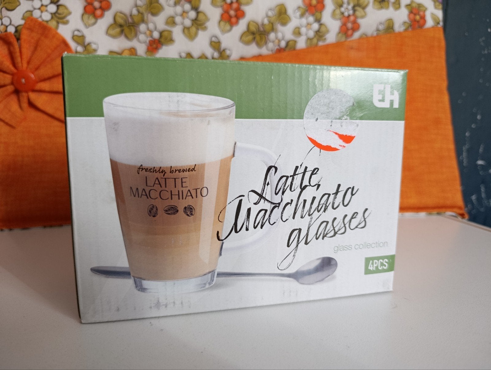 Latte Macchiato Glazen met Lepels - Set van 2, Nieuw, Ophalen of Verzenden, Overige merken, Glas