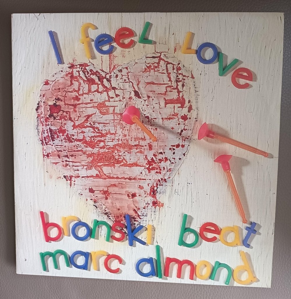 Maxi single Bronski Beat, Marc Almond, I feel love 1985, Ophalen of Verzenden, Zo goed als nieuw