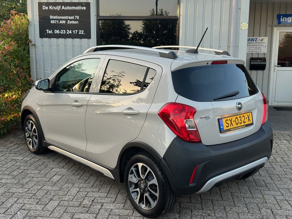 Opel KARL 1.0 Rocks Online Edition|CARPLAY|NAVIGATIE|PARKEER, Auto's, Opel, Voorwielaandrijving, 839 kg, Stof, Gebruikt