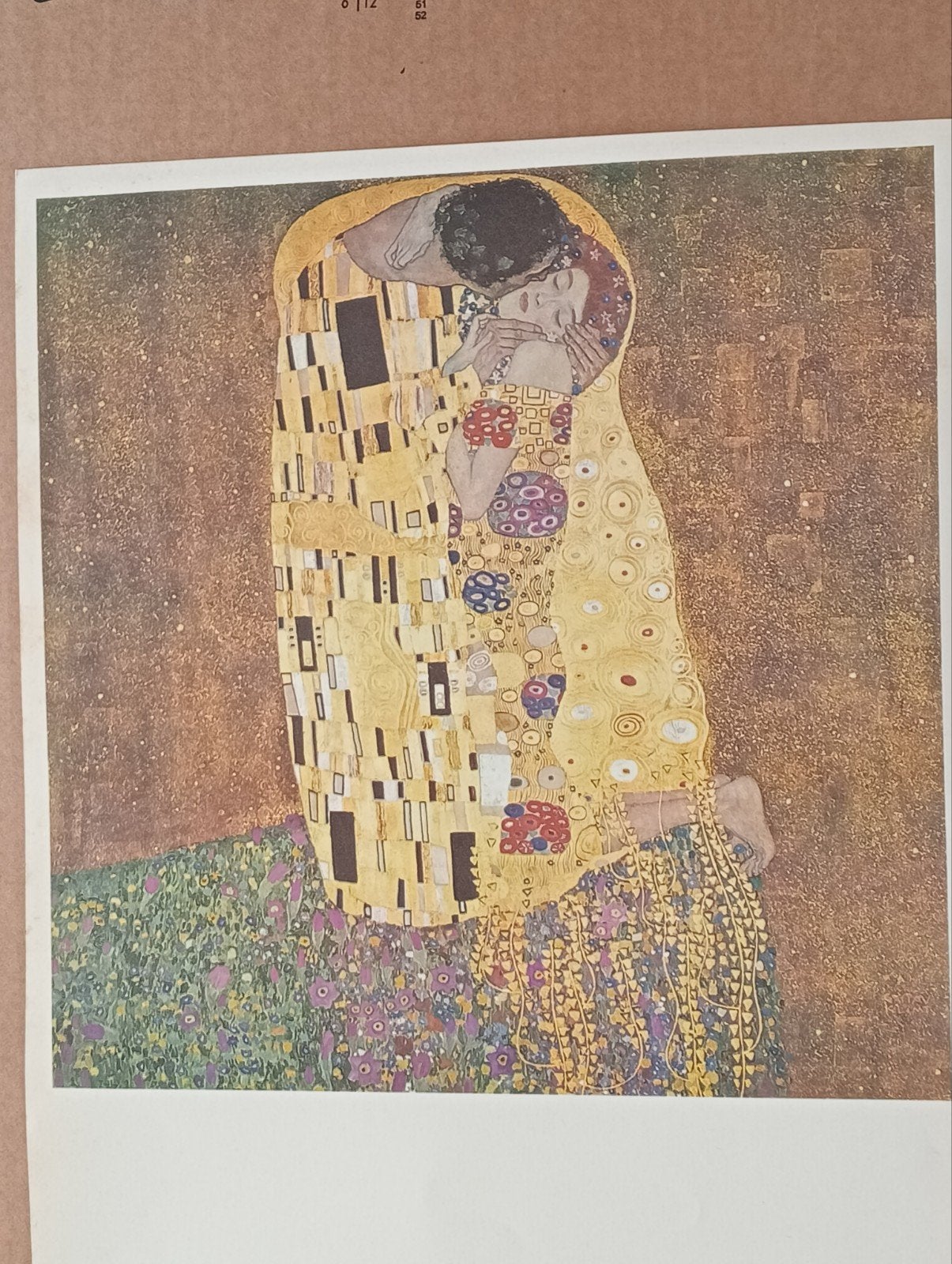 Gustav Klimt print liefdeskoppel, Ophalen of Verzenden