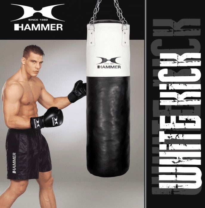HAMMER Bokszak 120 + Adidas Bokshandschoenen – Complete Set, Sport en Fitness, Ophalen, Gebruikt, Bokshandschoenen